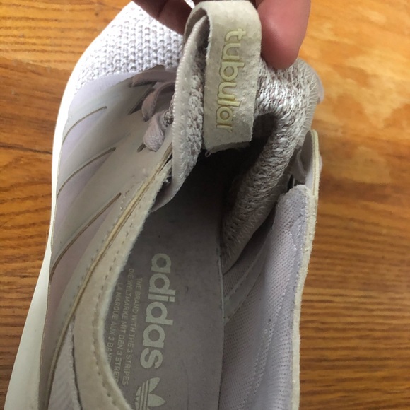 Women’s Adidas Tubular Ice Purple Sneakers - Picture 4 of 4